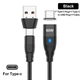 USB type-C магнітний кабель - швидке заряджання до 60вт та передача даних 2 метра + адаптер-перехідник Uslion - зображення 9