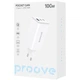 Сетевое зарядное устройство Proove Pocket GaN Max 100W USB/2хType-C белый (WCPG10012202) - изображение 2