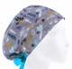 Медицинская шапочка женская HeadwearUniverse универсальная принт Жёлуди листья - изображение 1