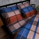 Комплект постельного белья Moon&Star Микросатин Premium «Plaid Perfection» Евро 200х220 наволочки 2х70х70 (MS-820008167) - изображение 4