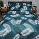 Пододеяльник Moon&Star Микросатин Premium Green Oasis Полуторное Евро 160 x 220 см (MS-870000866) - изображение 2