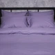 Комплект постільної білизни Moon&Star Satin Stripe «Soft Lilac» Двоспальний 175х210 наволочки 4х50х70 (MS-820008688) - зображення 3
