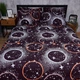 Комплект постільної білизни Moon&Star Бязь Gold Люкс «Cosmic Vibes» Сімейний 143х210х2 наволочки 2х40х60 (MS-820006220) - зображення 2