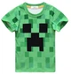 Футболка Майнкрафт з гри Minecraft Кріпер дитяча 150 см (Ebeik) Зелена - зображення 1