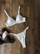 Комплект женского нижнего белья Nude набор трусики бюстгальтер белый M - изображение 4