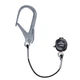 Амортизатор рывка Singing Rock Reactor 140 Rope "Y", 155 см, с 2 карабинами K355, Black/White - изображение 3