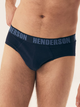Zestaw majtek męskich typu slipy 3 szt Henderson Offroad 43184-MLC L Granatowy (5903972519417) - obraz 2