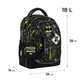 Рюкзак школьный Kite Education DC25-700M Batman ортопедическая спинка (995259) - изображение 2
