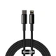 Кабель Baseus Tungsten Gold Fast Charging Data Cable Type-C to Lightning PD 20W 2m Black (CATLWJ-A01) - зображення 6