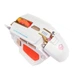 Дротова ігрова миша MEETION Backlit Gaming Mechanical Mouse RGB MT-M975, 800-2600DPI, USB, 1.8m, white - зображення 2