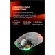Ігрова бездротова миша MEETION Wired, 2.4G, Bluetooth Gaming mouse GW33, 6 Keys, 200-10000DPI, 650mAh, 25-60h, RGB, white - зображення 9