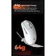 Ігрова бездротова миша MEETION Wired, 2.4G, Bluetooth Gaming mouse GW33, 6 Keys, 200-10000DPI, 650mAh, 25-60h, RGB, white - зображення 13