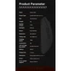 Ігрова бездротова миша MEETION Wired, 2.4G, Bluetooth Gaming mouse GW33, 6 Keys, 200-10000DPI, 650mAh, 25-60h, RGB, black - зображення 2