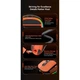 Ігрова бездротова миша MEETION Wired, 2.4G. Bluetooth Gaming Mouse With Charing Base GW38, 6 Keys, 8000dpi, 650mAh, 30-60h, RGB, black - зображення 15