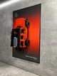 Арт Держатель Рамка на Стену 80x50 см. для Фирменного Конструктора Technic Mercedes-Benz G500 PROFESSIONAL Line (42177) Мерседес Гелик - Type-A - изображение 10