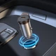 Автомобильное зарядное устройство Hoco NZ16 Type-C PD 30W metal grey + кабель Type-C to Type-C - изображение 7