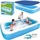 Басейн надувний прямокутний 2в1 Bestway 54009, 305 x 183 x 56 см - зображення 1