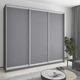 Шкаф-купе трехдверный MebelStar Комбо AL 3ДСП 270x45x240 см Антрацит (MBS-2043) - изображение 1