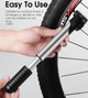 Велосипедний насос WEST BIKING Schrader Presta - зображення 3