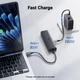 USB-хаб UGREEN CM512 USB-C to 2xUSB 3.2 + HDMI +USB-C 3.2 + RJ-45 + USB-C PD Power Port Gray (45000) - изображение 6