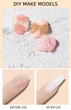 Клей-гель для крепления гелевых типс и объемного дизайна на ногти Diamond Glue Gel Designer Professional 10 мл - изображение 6