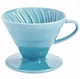 Керамический Пуровер HARIO V60 (400 мл) BLUE Model 02 Голубой 3VDC-02-BU-UEX - изображение 1