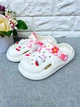 Кроксы Babyshop для девочек белые 33/34р 19,5см к.1727 - изображение 2