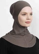 Підхіджабник Ecardin Climafit Hijab Bone З Сіткою, Дихаючий, One Size, Кава З Молоком - изображение 1
