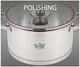 Каструля з кришкою Krauff Prime Chef 26-238-070 22 см 4.7 л срібляста - зображення 3