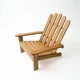 Кресло дачное деревянное складное шезлонг для зоны отдыха дома, дачи, сада, веранды из сосны, цвет дуб - изображение 7