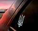Наклейка Avtoaks "Тризуб" серебристый цвет 100х65 мм - изображение 4