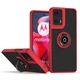 Чохол Fiji Colorframe для Motorola G24 Power матовий бампер з кільцем підставкою Red - зображення 1