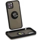 Чохол Fiji Colorframe для Apple iPhone 12 матовий бампер з кільцем підставкою Black - зображення 1