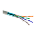 Кабель витая пара КВПЭ ftp 4 пары 0.51 мм 24 awg cca экран для внутренней прокладки 305 м серый коробка - изображение 1
