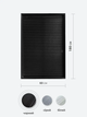 Жалюзи-плиссе на окна самоклеящиеся 60x180 см, Черный (BLINDS-BLACK60X80) - изображение 2