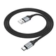 Кабель HOCO X102 USB to Type-C для швидкого заряджання та передачі даних, 3 A, довжина 1 м, Black - зображення 4