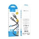 Кабель для зарядки iPhone Hoco X109 Lightning, 1 м, силіконовий, чорний - зображення 5