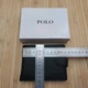 Мужской кошелек из кожзама Polo черный 538 чорний 12×10см - изображение 7