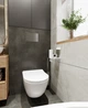 Полка держатель для туалетной бумаги NC Home Universal белая 110482 - изображение 3
