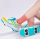 Роликовые кроссовки Neon Flash 2в1 на 4-х колесах (DL136) Р.40(25.5см) - изображение 5