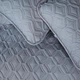 Покрывало MirSon Trend Line №3100 Mountain beauty Темно-серое евро 200x220 см с наволочками 50х70 см х 2 шт полиэстер (2200007298044) - изображение 6