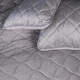 Покрывало MirSon №5051 Velor charm Light Gray Полуторный 150x210 см Велюр + Микрофибра (2200008376833) - изображение 5
