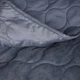 Покрывало MirSon №5052 Velor charm Dark Gray Двуспальный 180x210 см Велюр + Микрофибра (2200008376901) - изображение 3