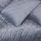 Покрывало MirSon №5052 Velor charm Dark Gray Двуспальный 180x210 см Велюр + Микрофибра (2200008376901) - изображение 6