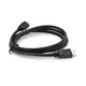 Кабель Merlion HDMI-HDMI HIGH SPEED 1.5m, v1.4, OD-7.5mm, круглый Black, коннектор Black YT-HDMI(M)/(M)HS-1.5m-7.5 - изображение 2