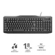 Клавіатура Trust ClassicLine USB (20626) Black RU - зображення 4