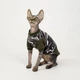 Кофта с рукавом для кота кумуфляж Style Pets Military SP-2 white XXL - изображение 1