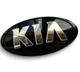 Эмблема LinkNexGen KIA черная (обод черный) 114х57 мм (скотч + 2 направляющие) 863183R500 - изображение 5
