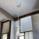 Светильник подвесной лофт E27 220В белый с LED-лампой 10W, провод 1м - изображение 6