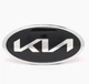 Емблема LinkNexGen Kia New Type (Чорна + Хромовий обід) 150х75 мм (на скотчі) 863201W250 - зображення 2